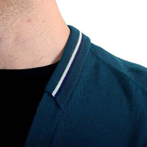 Suéter de punto para hombre, informal, de manga larga, transpirable, con forro de lana bordado, de alta calidad, para actividades al aire libre, otoño e invierno - Product Image 4