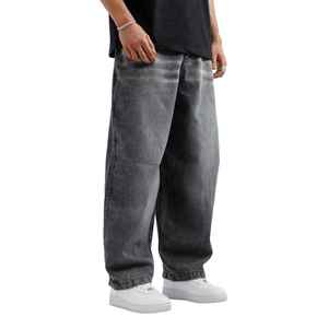 Manufacturer Direct Men's Wholesale Breathable Casual Dark Straight Solid Denim Jeans Embroidery for Summer Autumn Winter - Product Image 4