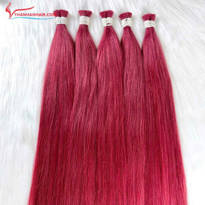 ผมตรงเวียดนามแท้ สีแดงเบอร์กันดี 100% ผมเวียดนามจากผู้ผลิตชั้นนำ - Product Image 3