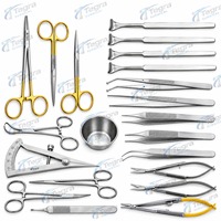 Ensemble d'instruments de blepharoplastie de qualité supérieure, kit chirurgical ophtalmique pour micro-chirurgie des paupières, acier inoxydable, CE ISO