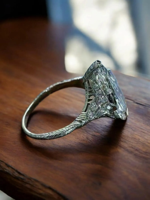 Anillo de Compromiso y Aniversario de Diamante Cultivado en Laboratorio con Corte Pera de 3.00 Ct. del Siglo XIX, Certificado por IGI, Oro de 18k, Estilo Art Deco, Lujoso y Antiguo