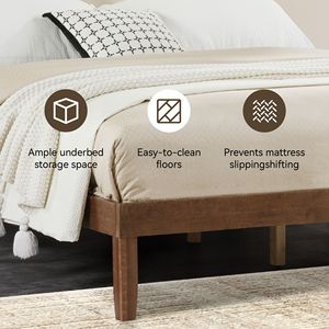 Struttura Letto King Size in Legno Premium, Design Robusto e Durevole per Casa Moderna, Crea Senza Sforzo una Camera da Letto Confortevole - Product Image 3