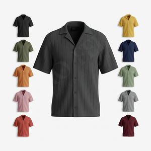 Camisas de Vestir de Manga Corta a Rayas para Hombre, 100% de Alta Calidad, Modernas, Elegantes y Cómodas, Venta al Por Mayor - Product Image 1