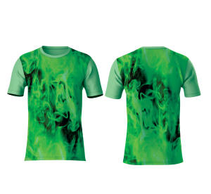 Camiseta de Sublimación al por Mayor, 180 Gramos, Logotipo Frontal, Cuello de Poliéster Tejido, Manga Corta, para Uso Casual y Promocional - Product Image 4