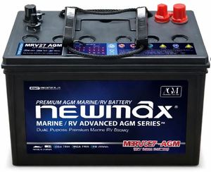 5 newmax แบตเตอรี่ MRV27เกาหลี VRLA agm 90Ah ตะกั่วกรด12V โซล่าเซลล์อินเวอร์เตอร์ไฟฟ้า - Product Image 2