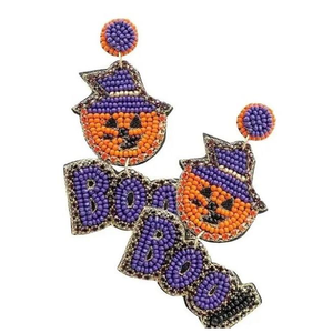Boucles d'oreilles classiques faites à la main en coton léger, motif papillon, brodées de perles de rocaille, apprêts de bijoux personnalisés - Product Image 5