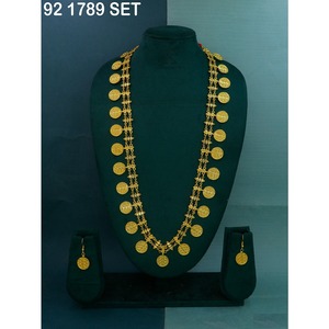 Joyería de Imitación Mahavir, Juego de Joyería Étnica Geométrica Chapada en Oro para Mujer, Regalo de Boda, Compromiso, Fiesta, Aniversario - Product Image 2