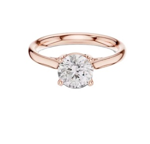 Anillo de Diamantes de Oro y Plata de 9K, 14K, 18K y 22K de Excelente Calidad y Nuevo Diseño para Mujer, Regalo para Fiestas a Precio de Mayoreo de Exportador - Product Image 1