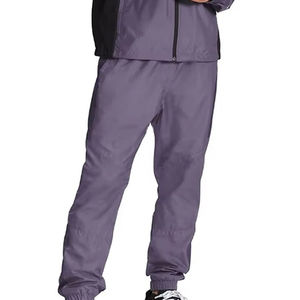 Premium Men’s <b>Purple</b> Panelled Tracksuit Two Piece Set Full Zip Hooded Sports Jacket with Matching Jogger Pants Casual Activewear - Product Image 2