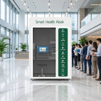 Huasheng Medical Advanced Telemedicine AI-enabled Chronic Disease Screening Healthcare Kiosk Pemeriksaan Fisik HS-S560 OEM