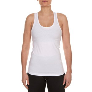 Camiseta sin mangas para mujer, tejido suave de mezcla de algodón, acabado liso, cómoda, corte regular, informal, para verano, uso diario, top de moda - Product Image 1