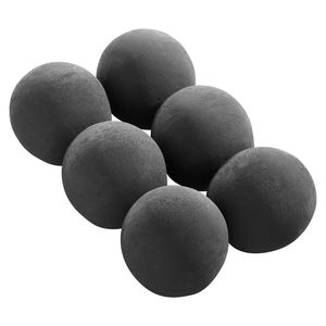 Bolas de Fuego de Cerámica de 5 Pulgadas, 6 Piezas, Piedras de Lava Reutilizables para Uso en Interiores y Exteriores, Rocas Decorativas para Fogatas - Product Image 6