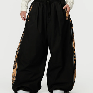 Custom Logo Cargo Baggy Snow <b>Ski</b> Pants Oversized Waterproof Windproof Plus Size Loose Fit High Quality Snowboard Wear For Men - Product Image 1