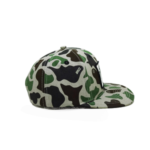 Gorra Snapback Estructurada de 6 Paneles con Estampado de Camuflaje Personalizado, Parche de Letras Tejidas y Visera Plana, Gorras de Camuflaje Personalizables - Product Image 6