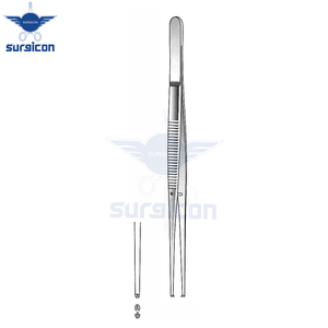 Pinzas para Tejidos Semken de 12.5 cm / 5 Pulgadas con Dientes 1:2, Instrumento Quirúrgico de Acero Inoxidable para Agarrar Tejidos en Cirugía General - Product Image 2