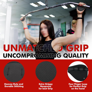 Guantes de Levantamiento de Pesas, Protector de Palmas, Protección Deportiva para Levantamiento de Pesas, Dominadas, Neopreno Transpirable Acolchado con Goma - Product Image 3
