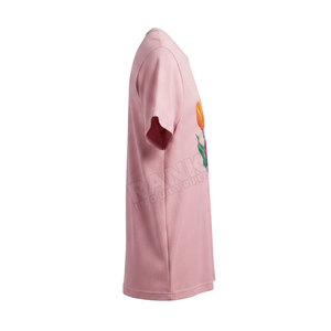 เสื้อยืดผู้ชายผ้าฝ้าย 100% พิมพ์ลายทรงหลวม เสื้อยืดผู้ชายขายส่ง - Product Image 4