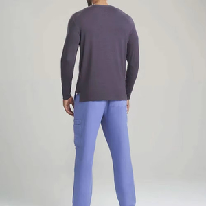 Camisetas Médicas de Nuevo Estilo para Hombres, Uniformes de Enfermería y Servicio Doméstico, Uniformes de Hospital de Poliéster y Algodón - Product Image 2