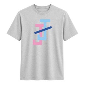 เสื้อยืดสีเทาอ่อน คอกลม แขนสั้น ผ้าฝ้าย ยูนิเซ็กส์ เสื้อผ้าแฟชั่นลำลอง สวมใส่สบายทุกวัน เนื้อผ้านุ่ม แบบพื้นฐาน - Product Image 1