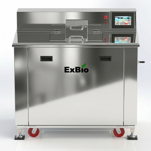 Exbio Digestor de Alimentos Eléctrico de 100 kg/día, Máquina de Compostaje Doméstico Continuo con Acero Inoxidable y Funciones Controladas por Aplicación - Product Image 4