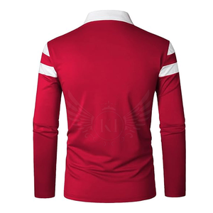 Camisa Polo Casual Moderna para Mujer 2025, Talla Grande, Ropa Deportiva, Diseño de Plumas Bordadas, Manga Larga, Ropa Deportiva con Logotipo, Color Sólido - Product Image 2