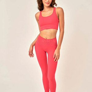 Ensembles de yoga pour femmes de qualité supérieure 2026 avec taille élastique, légers, les plus vendus en gros pour adultes - Product Image 3