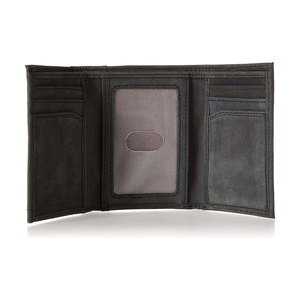Cartera Plegable de Cuero Genuino Personalizada para Hombre, con Bloqueo RFID, Minimalista, Corta, para Uso Diario, Negra, Estilo Minimalista - Product Image 6