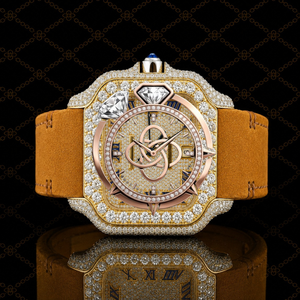 Premium Stainless Steel Moissanite <b>Diamond</b> <b>Watch</b> Men Luxury Fashion <b>Watch</b> - Product Image 1