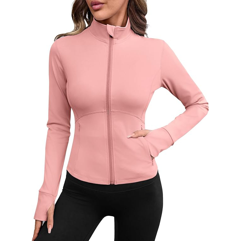 Longline Open Front Yoga Cardigan Women Long Sleeve Relaxed Fit Breathable Nylon Spandex Lightweight Layering