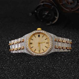 Relojes Mecánicos de Lujo Redondos Antiguos con Incrustaciones de Moissanita de 39 mm de Acero Inoxidable para Hombre, Alta Calidad, Precio al por Mayor, Proveedor Indio - Product Image 4