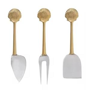 Ensemble de couteaux à fromage en métal de qualité supérieure, ensemble élégant de couteaux à fromage pour buffet, ensemble de couteaux à fromage pour la table - Product Image 3