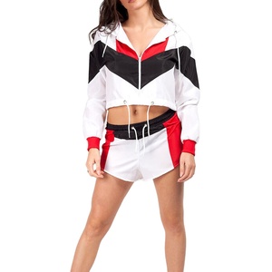 ชุดวอร์มผู้หญิงแจ็คเก็ตกันลมชุดวอร์ม2ชิ้นโอเวอร์ไซส์ผ้าโพลีเอสเตอร์แบบลำลองผ้ากันลมฉลากตามสั่ง2026 - Product Image 2