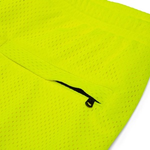 Custom Vintage Fitness Running 100% poliéster transpirable malla pantalones cortos hombres pantalla espuma Puff estampado gimnasio malla pantalones cortos con cordón - Product Image 6