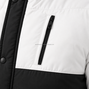 Parka matelassée à capuche pour homme, longue, épaisse, chaude, d'hiver, en duvet, résistante à l'eau, respirante, pour l'extérieur, par temps froid, vente en gros - Product Image 4