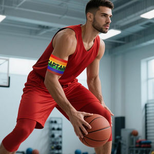 Brazalete Deportivo Profesional de Nylon para Fútbol, Brazalete de Árbitro y Capitán, Elástico y Ajustable, Venta al Por Mayor - Product Image 2