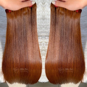 Hot Trendy 2026 Double Drawn Glossy <b>Tangle</b>-free Bone Straight Hair Extensions Single Donor HD Lace Frontal Wig Vietnam Supplier - Product Image 3