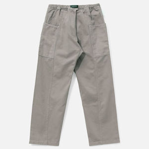 Men's <b>Light</b> Gray Elastic Waist Cargo Pants Casual Multiple Pockets Breathable Canvas <b>Trousers</b> Autumn Wear - Product Image 5