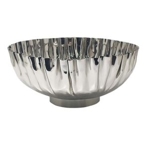 Factory Direct Decorative Metal Three Section Divided Snack Bowl Candy Dish Tabletop Organizer with Elegant <b>Ribbon</b> <b>Bow</b> Stand - Product Image 2