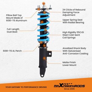 Sistema di Sospensioni Tuning per Chevrolet Charger 2011-2022, Kit Ammortizzatori Regolabili a 24 Vie - Product Image 3
