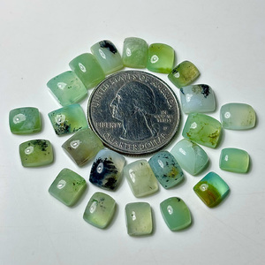 Cabujones de ópalo peruano lisos con base plana, piedras preciosas sueltas de forma rectangular para la fabricación de joyas. - Product Image 2