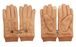 Guantes de Invierno Tejidos Cálidos con Pantalla Táctil, Antideslizantes, de Hilo Suave, para Hombre y Mujer, Guantes de Moda para Exteriores - Product Image 4
