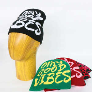 Bonnets en tricot Y2K Streetwear pour hommes et femmes, avec votre propre logo imprimé, chauds pour l'hiver, tendance, de haute qualité, style cool. - Product Image 5