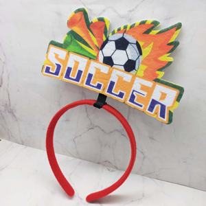 Diadema de Fútbol para Decoración de Fiestas, Diseño Vibrante y Atrevido para Fanáticos del Fútbol, Lista para Grandes Partidos, con Motivos Clásicos de Balón - Product Image 3