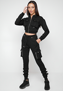 Wholesale Supplier offers 100% Cotton fashionable lounge wear tracksuits with Custom Logo and Professional Service trade. - Product Image 5