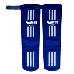 Protège-tibias en coton pour le karaté, protège-tibias élastiques pour la boxe et les arts martiaux, rembourrage en EVA, taille personnalisée, design, protection pour l'entraînement - Product Image 5