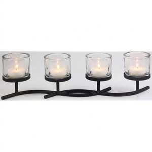 Support de bougie de Noël vintage en fer à cinq supports, résistant à la chaleur, fait main, écologique, luxe, géométrique, décoration d'intérieur, cadeau - Product Image 6