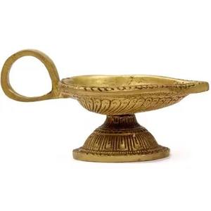 Brûleur d'encens en métal durable et écologique avec poignée, style indien, pour la maison, le temple et les usages religieux - Product Image 5