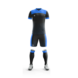 Ensemble d'uniformes de football personnalisés de haute qualité pour adultes – Vente chaude – Maillot de football respirant et ajusté, incluant le maillot et les shorts - Product Image 2
