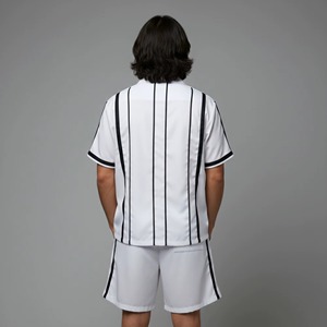 Ensemble short et coupe-vent imprimé color block délavé à l'acide, personnalisé, fonctionnel, léger, zippé, pour homme, en nylon vierge, coupe régulière - Product Image 2