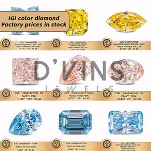 เพชร D'vins Jewels ขายส่ง ขนาด 1 กะรัต 1.5 กะรัต สี D เกรด VVS2 รูปหัวใจ เพชรสังเคราะห์เพาะเลี้ยงในห้องปฏิบัติการ สำหรับทำเครื่องประดับ - Product Image 6